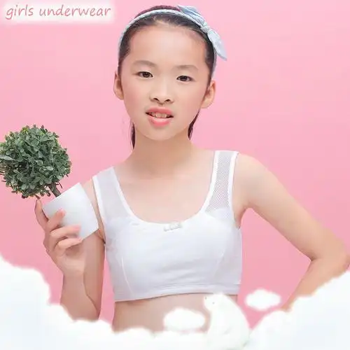 少女文胸发育期纯棉小背心12-18岁初中生高中学生内穿女大童内衣