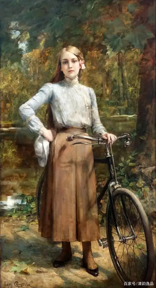 法国艺术家leon-francois comerre肖像油画作品欣赏
