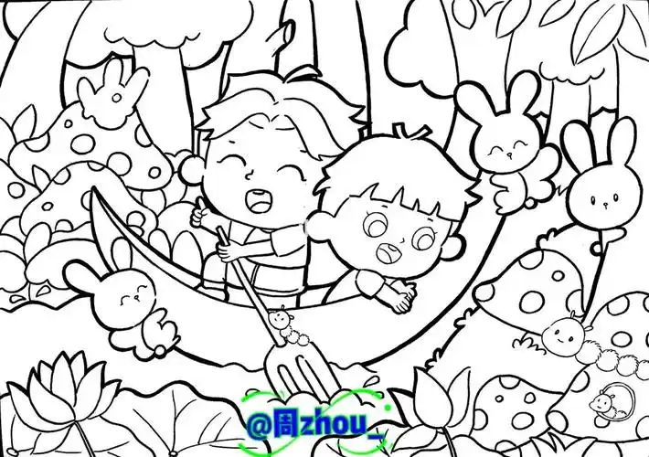 夏日主题儿童画