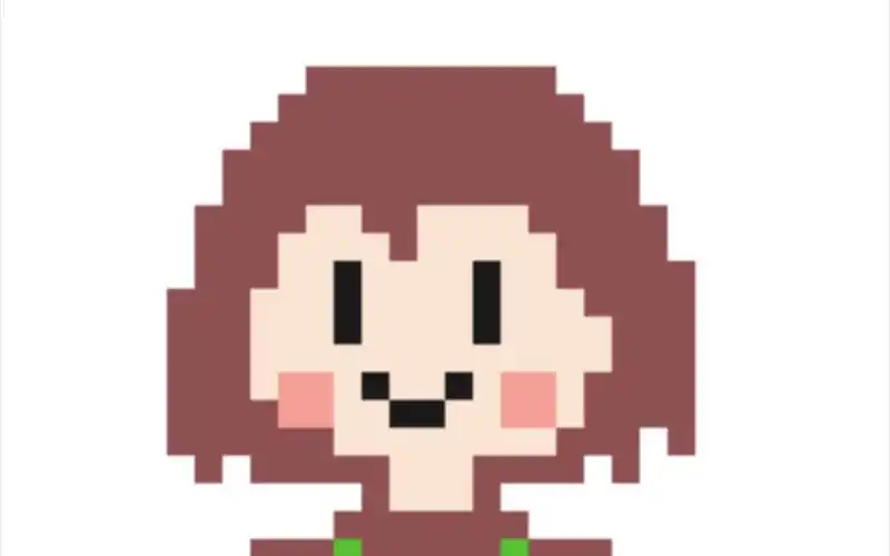 第一次在像素画软件里画传说之下人物_undertale传说之下