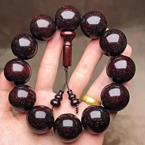 这款满天星非洲小叶紫檀手串真的太好看了!