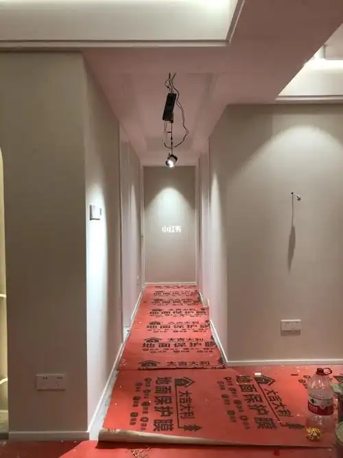 笔记灵感  杏子灰客厅通刷.颜色要是在浅一点就好了.