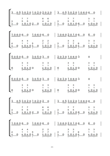 老司机带带我(原版)钢琴双手简谱 钢琴谱