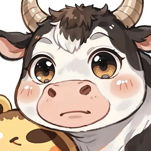 卡通牛头像🐮