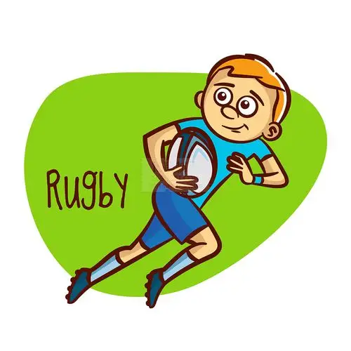 关键词:卡通运动橄榄球运动员球类运动团体运动室外运动体育运动矢量