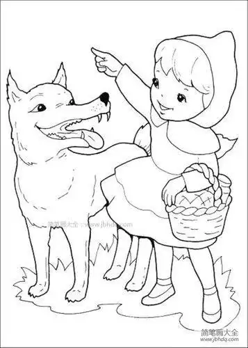 儿童童话故事图简笔画