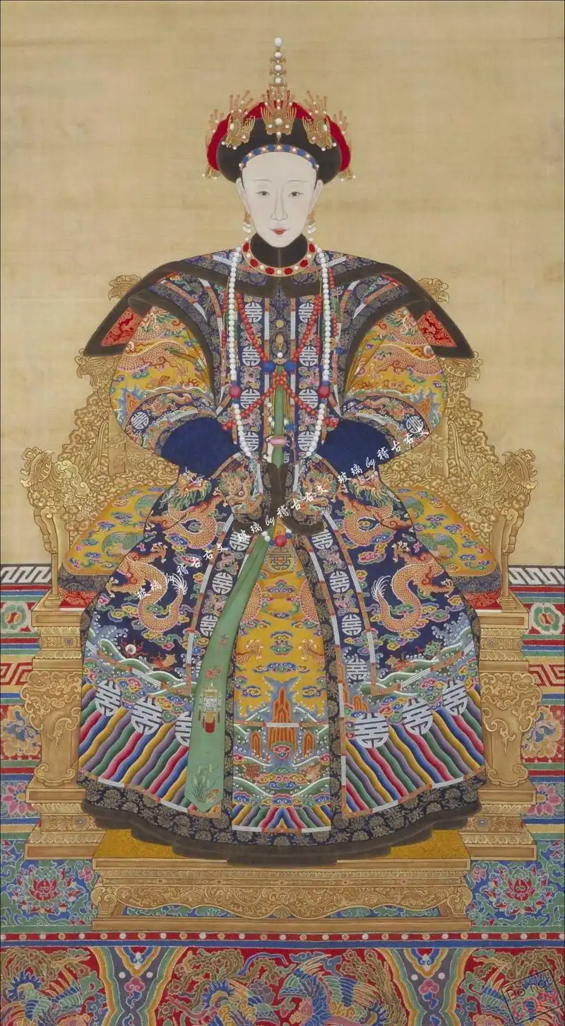 嘉庆孝淑睿皇后 孝和睿皇后朝服像