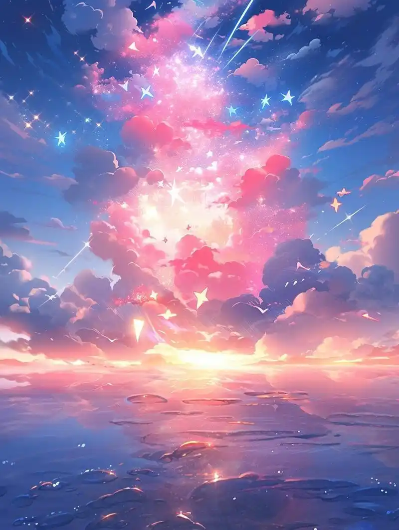 ✨唯美壁纸| 如果治愈有景色 那一定是天空 蔚蓝大海粉色天空 那是