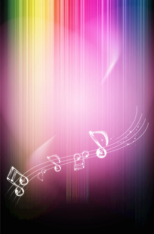 炫彩音乐海报