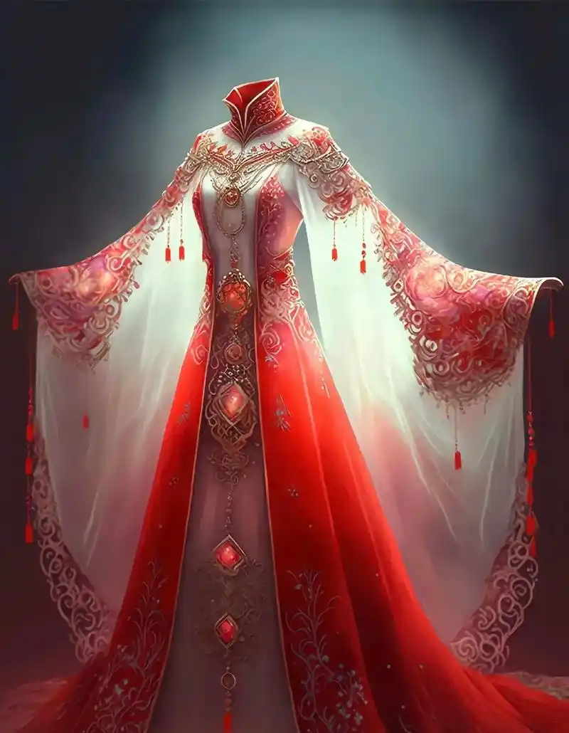 凤冠霞帔十里红妆 #最美嫁衣 #古风 #他朝若是同淋雪此生 - 抖音