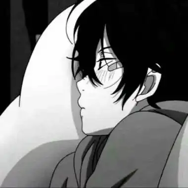 动漫男生黑白冷酷高傲的头像