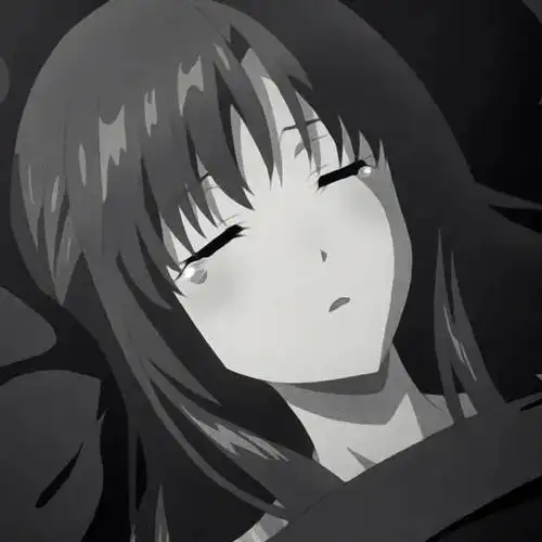 动漫女头︱暗黑丧系女生头像