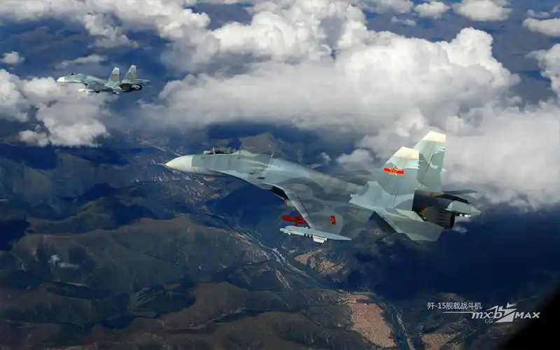 中国歼15战斗机简模