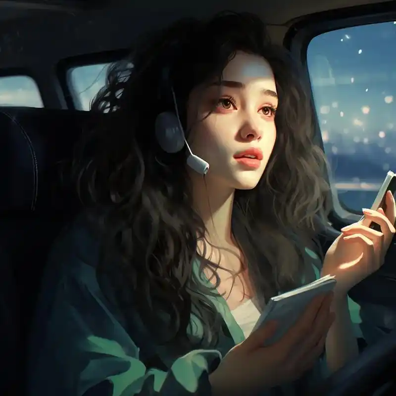 气质文艺女生头像.坐在车里的长发女生头像#女生头像 #女生头 - 抖音