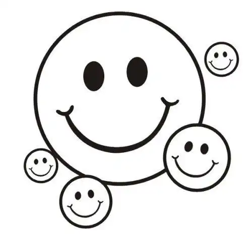 表情符号笑脸简笔画