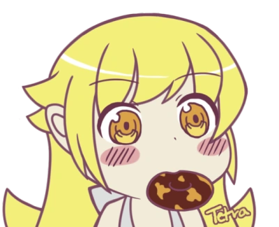 物语系列·忍野忍·小忍·吃货·q版·萌萌哒·头像