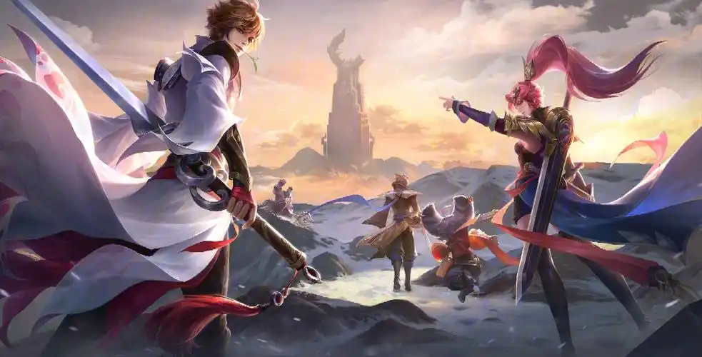 王者荣耀英雄海报壁纸——王者荣耀登录图