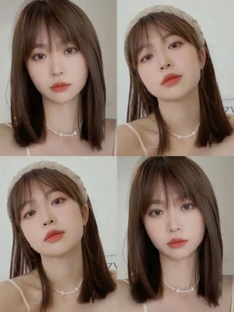 方圆脸发型推荐2023爆款纯欲高级齐肩锁骨发 方圆脸发型推荐2023爆款