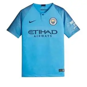 曼城1819赛季冠军赛季球衣 10号阿圭罗 35号津琴科 从