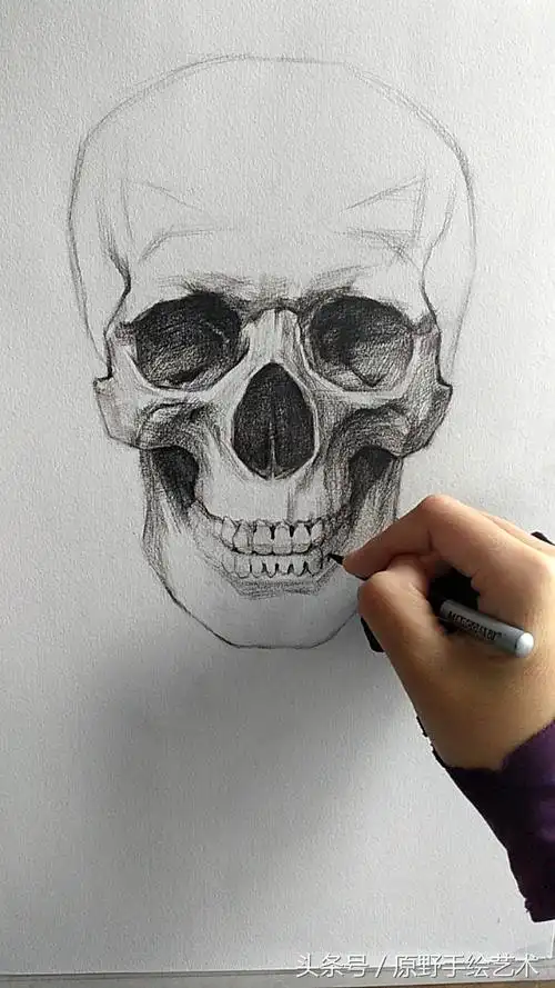 骷髅怎么画简单又吓人又帅气 - 井贤栋个人博客