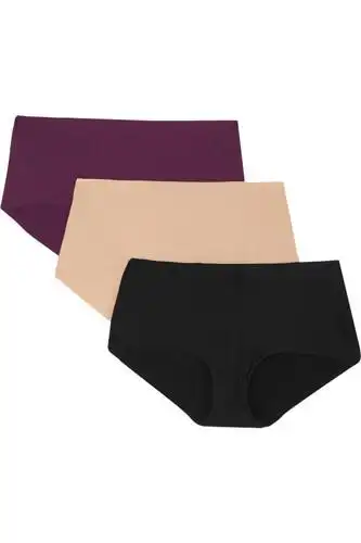 butter弹力超细莫代尔三角裤(三件装)