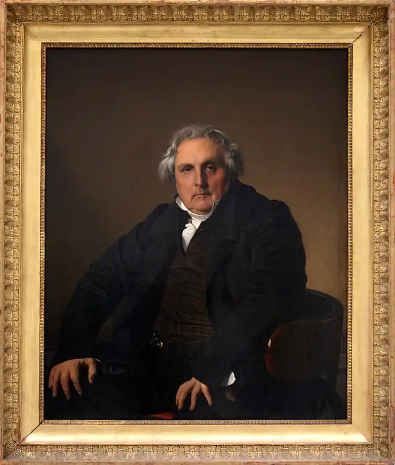 「世界名画」安格尔《路易-法兰斯瓦·伯坦像》