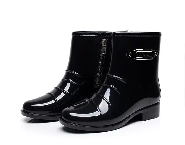 中筒加绒雨鞋耐磨防滑水鞋男女上班厨房洗车防滑雨靴工作洗衣胶鞋