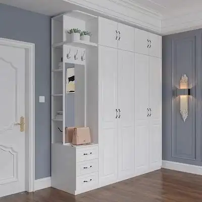 整体衣柜定制对开门图片