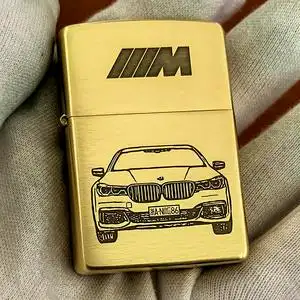 原装正品zippo打火机204b纯铜定制m3m5宝马轿车汽车m760 bmw 7系