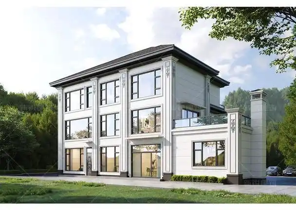 19x11m三层新中式风格别墅设计,父母看了都喜欢,传三代不为过!