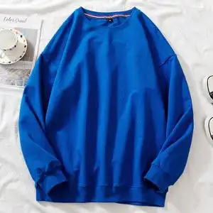 纯色深蓝色卫衣图片