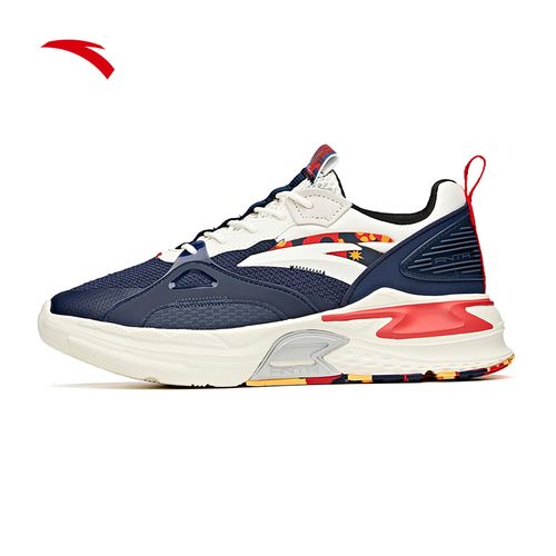 安踏男鞋运动鞋男官网旗舰店2021新款春季网面老爹鞋男士休闲鞋子