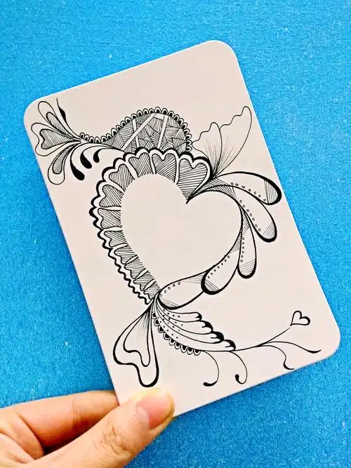 smile的秘密花园,微博账号@一张卡片画