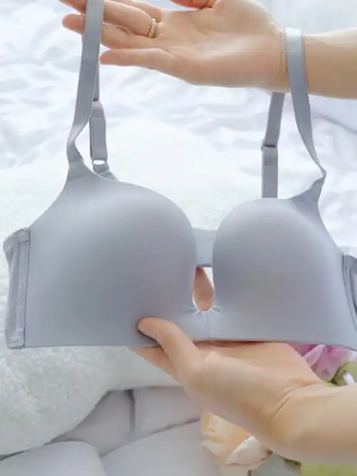 猫系女孩必备内衣小mm上身秒聚拢