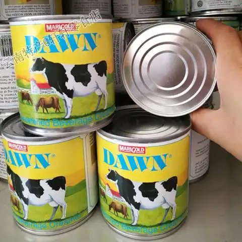 早餐牛奶整箱 红枣味_缅甸进口炼乳dawn老庄牌牛奶炼乳380克烘焙调味
