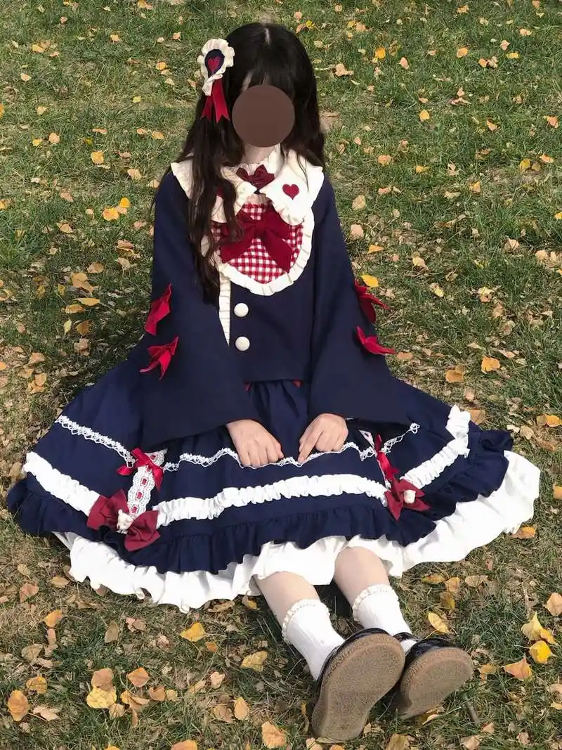 洛丽塔真人女生全身头像