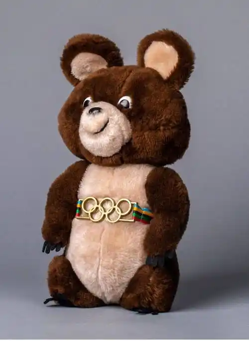吉祥物-熊米莎misha1980年第22届莫斯科夏季奥运会3代表了加拿大人民