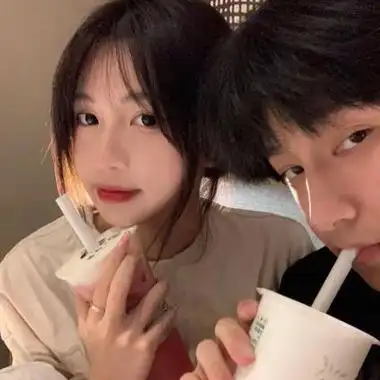 真人优质情侣头像高清超仙遇见你爱意汹涌