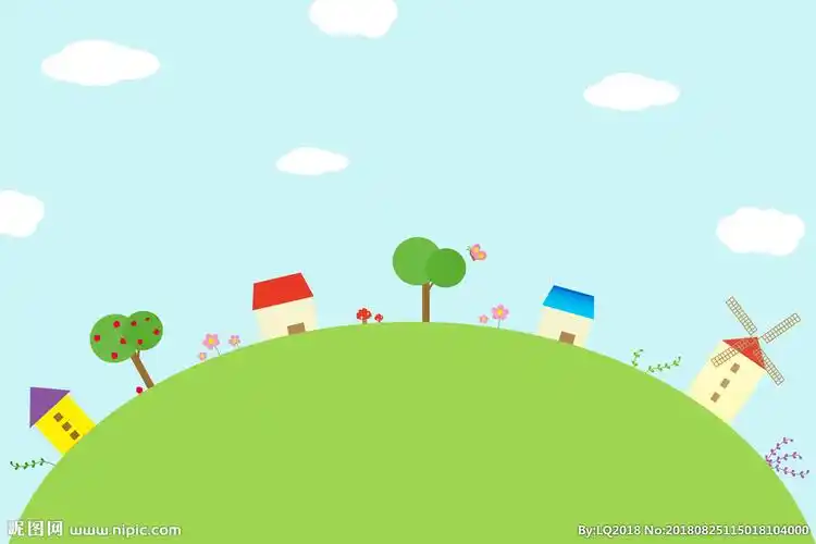 幼儿园卡通背景图片