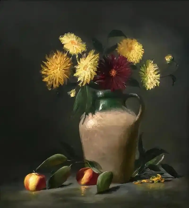 美国女画家kathryn miller油画静物作品