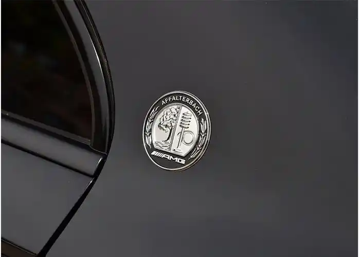 奔驰苹果树a35l c63改装车标机盖标后翼子c柱徽章amg标侧标车身贴