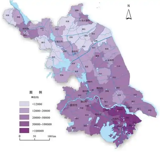 江苏省地图 - 潮河边人 - 潮河边人博客