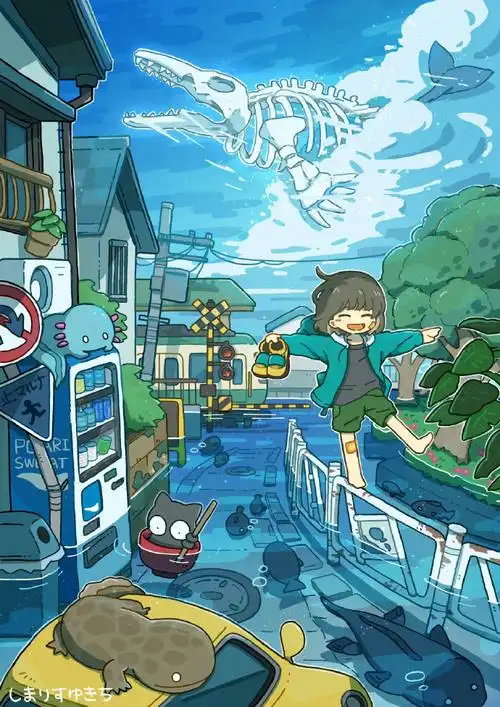 氛围感十足的角色场景 动漫插画参考 yukichi_nya