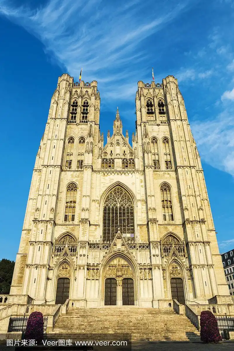 比利时布鲁塞尔大教堂正面