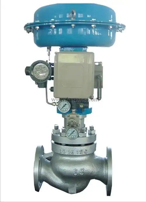 气动单座调节阀