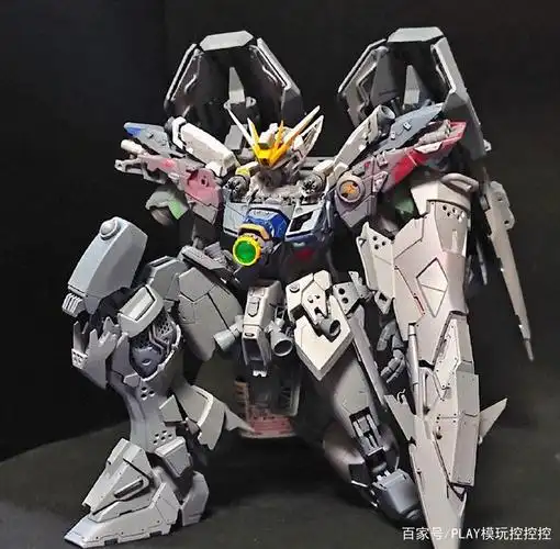 精细化制作,战损mg比例飞翼零式高达模型