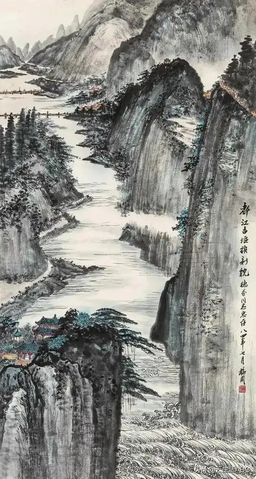 山水画作品国画意境山水