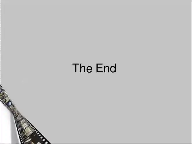 the end