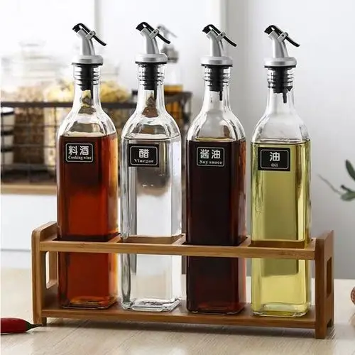 新款家用生活用品防漏油壶油瓶玻璃瓶子油罐调味瓶酱油醋瓶