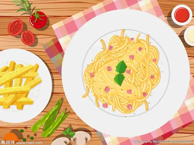 卡通意大利面